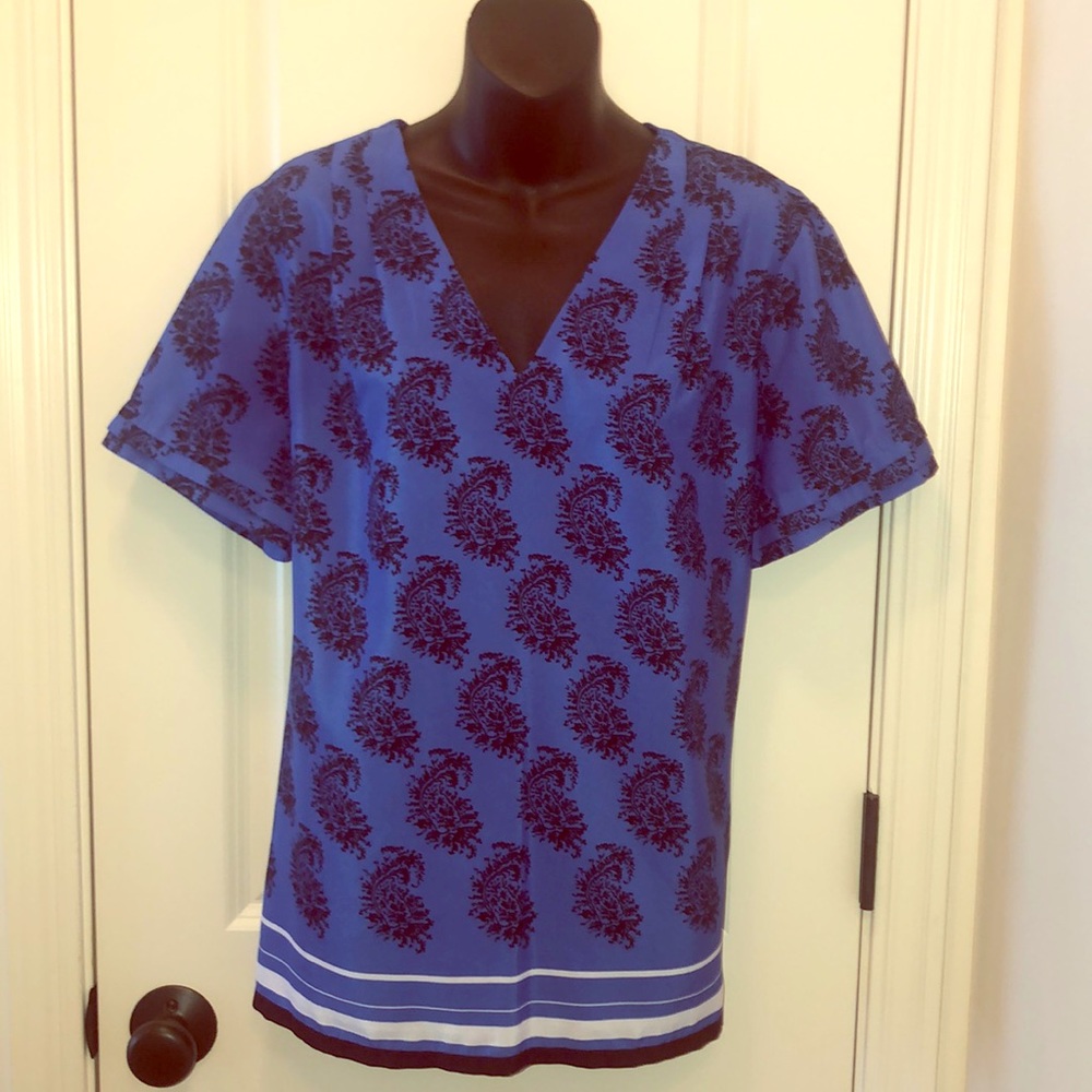 Banana Republic Paisley Print Blouse